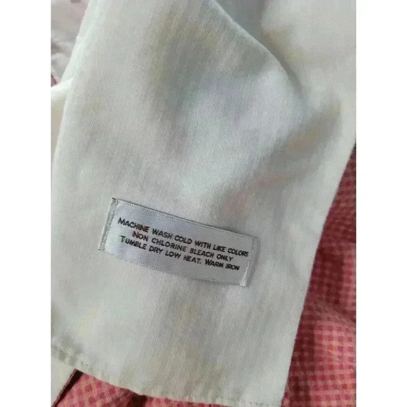 Peter Millar Gingham Shorts Mens 36 Coral Checker Crown Sport Flat Front Golf - Picture 4 of 4